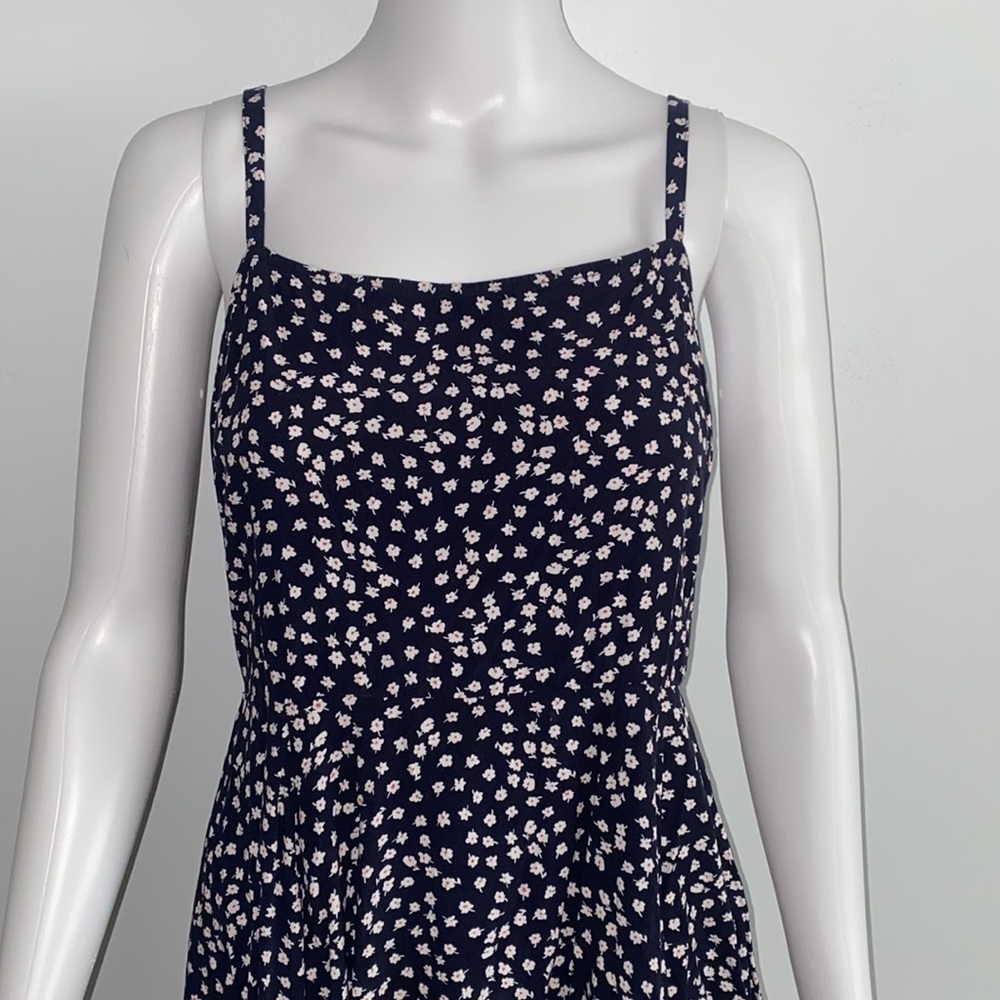GAP Dark Blue Floral Summer Dress - Picture 3 of 5
